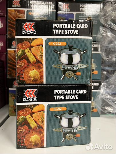 Газовая горелка С пьезоподжигом Походная Для Кухни