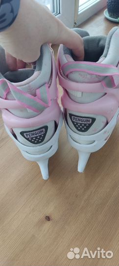 Коньки детские раздвижные 30-33