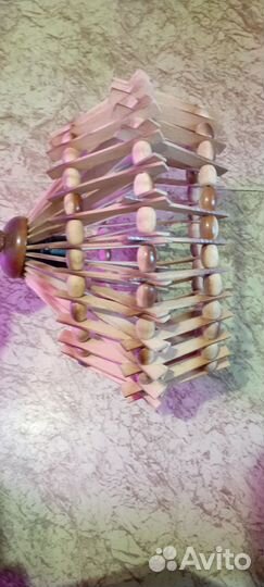 Люстра потолочная деревянная