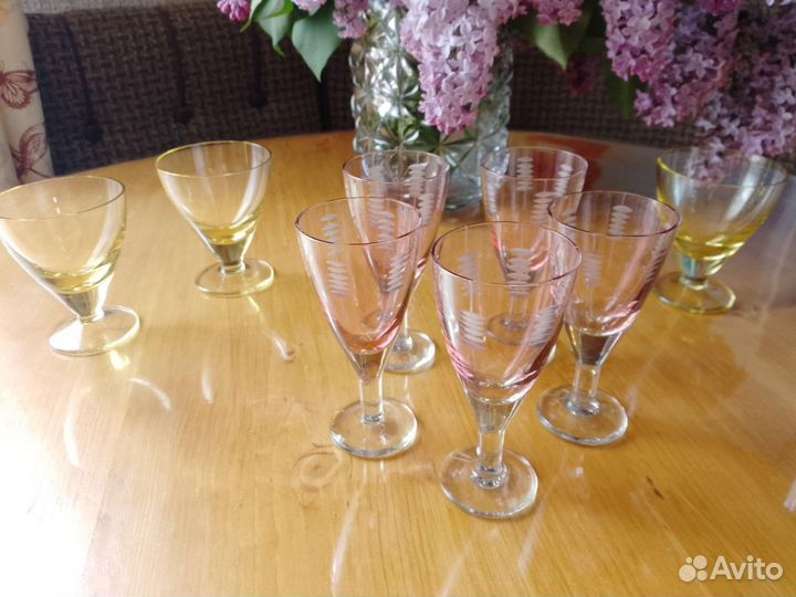 Винтажные стопки бокалы СССР