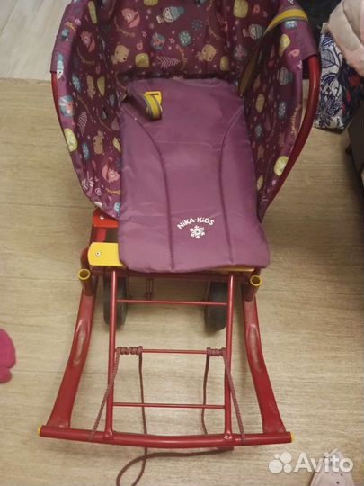 Санки с колесами