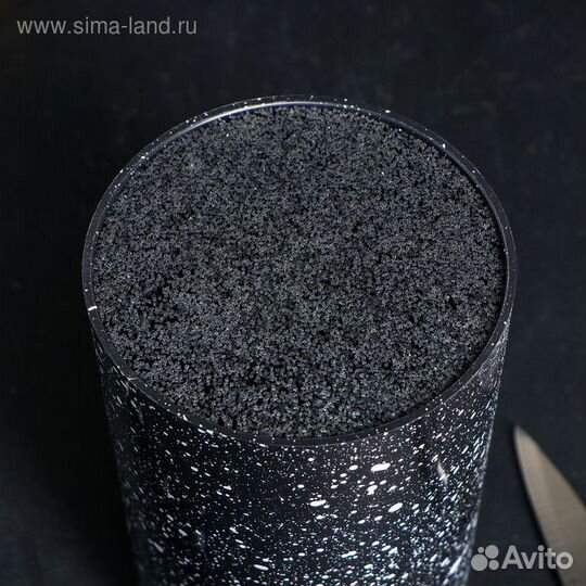 Подставка для ножей с наполнителем Доляна «Зефир»