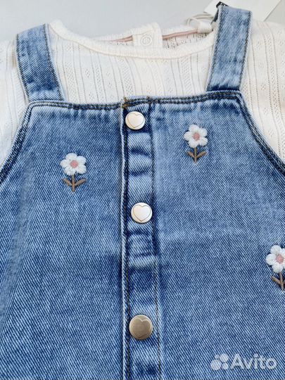 Сарафан и лонгслив для девочки C&A новый 98