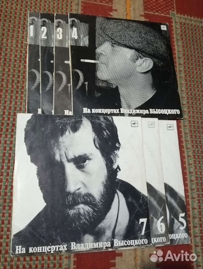 Пластинки Высоцкий