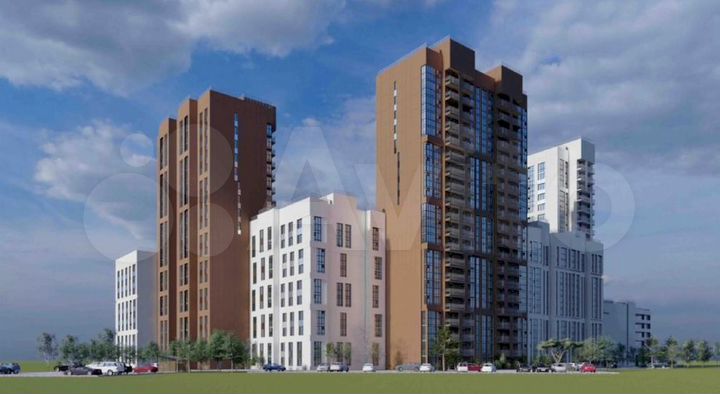 2-к. квартира, 52 м², 1/20 эт.