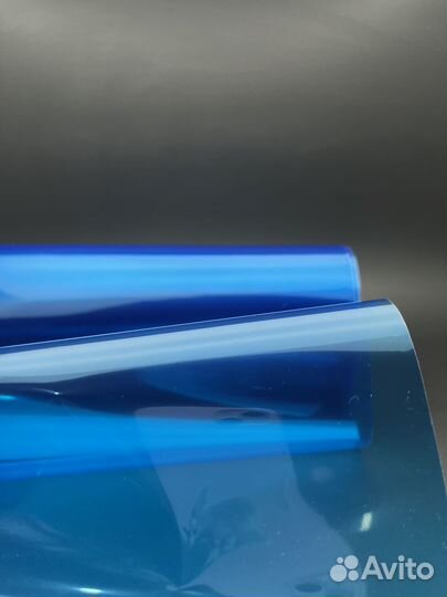 Пленка для фар синяя (размер 30см*150см)