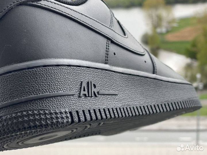 Кроссовки женские nike air force 1 черные