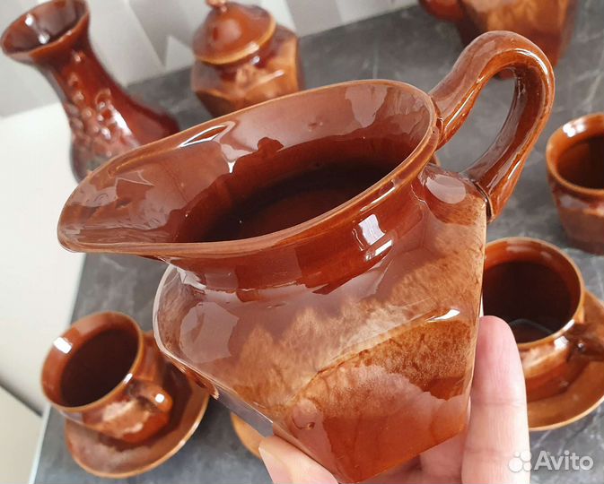 Сервиз чайный + Ваза. Керамика