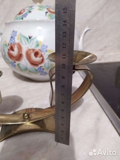 Подсвечник, латунь, СССР