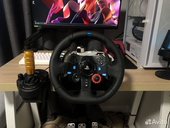 Руль logitech g29 +Shifter G Driving Force