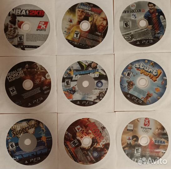 Девять игр PS3