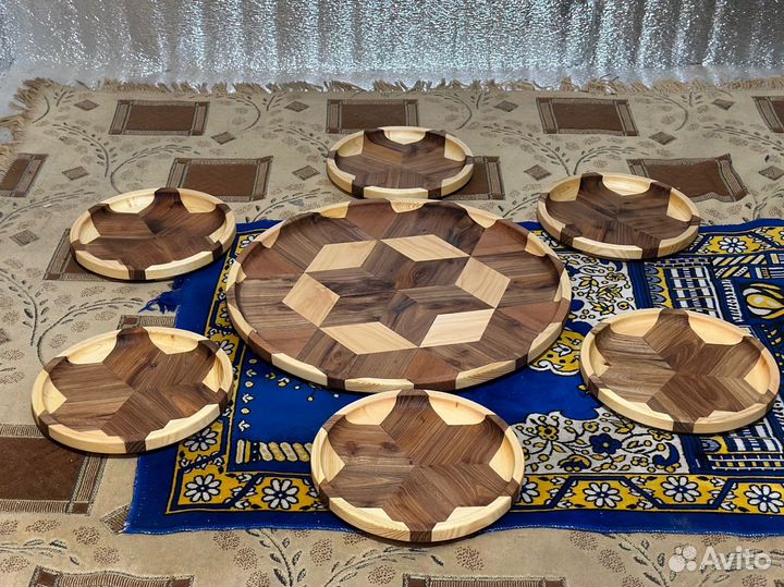 Тарелки из дерева