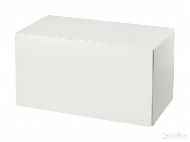 Новая Скамья с ящиком смостад белая