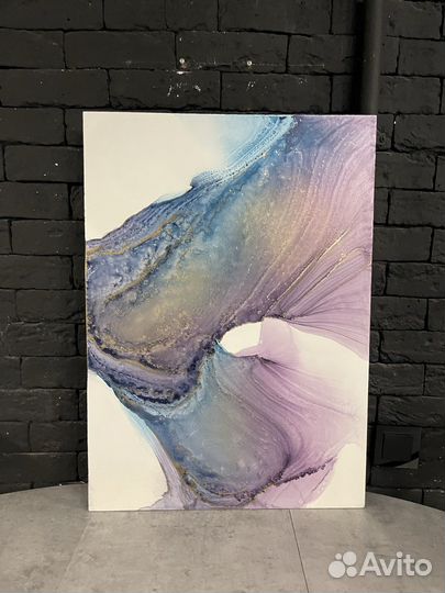 Картина спиртовыми чернилами