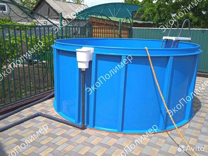 Бассейн круглый 3х1,5 м