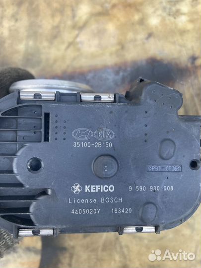 Дроссельная заслонка 35100-2B150 Кия, Хендай G4FA