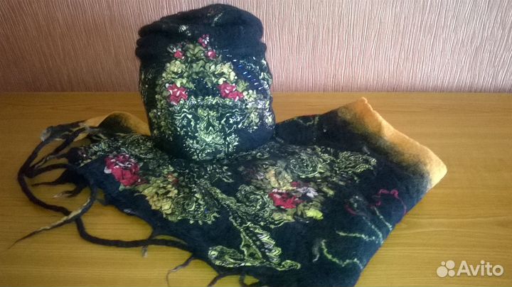 Комплект из валяной шерсти