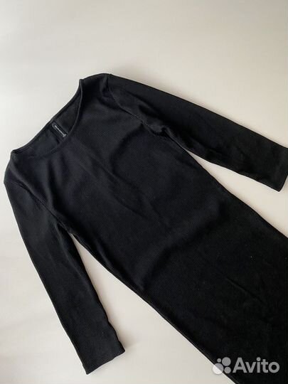 Платье черное Stradivarius