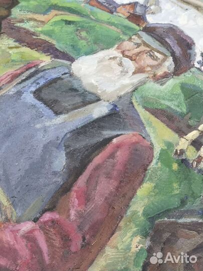 Картина В. А. Леонтовича «Ленин среди крестьян»