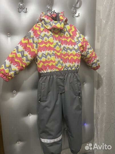 Зимний комбинезон для девочки 104