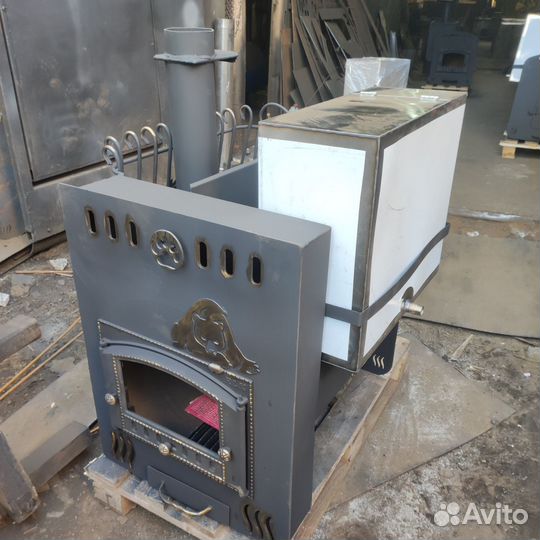 Банная печь на три помещения