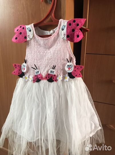 Платье на девочку 74-80