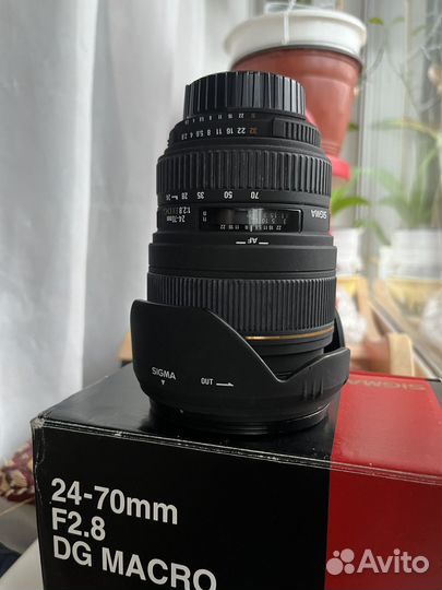 Объектив sigma 24 70 2.8 для Nikon