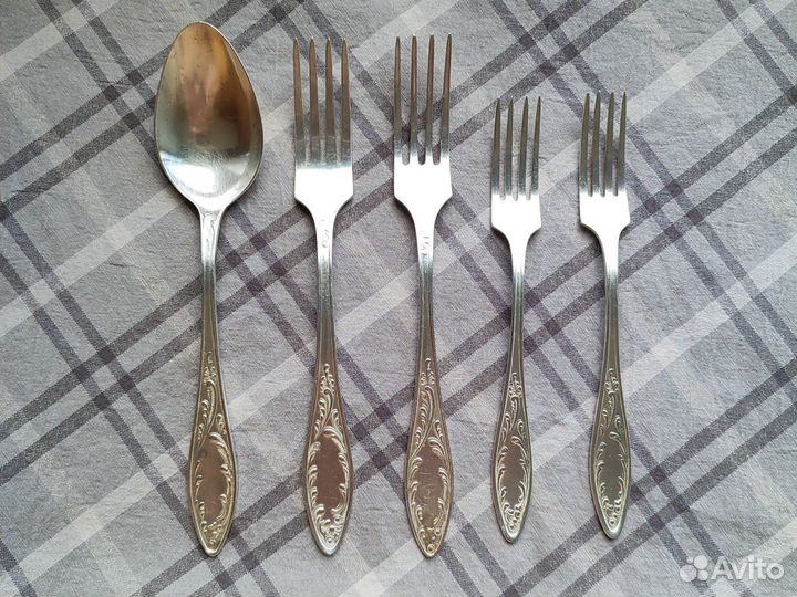 Столовые приборы мельхиор Кольчугино