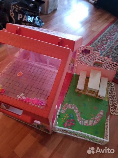 Кукольный домик для барби с мебелью