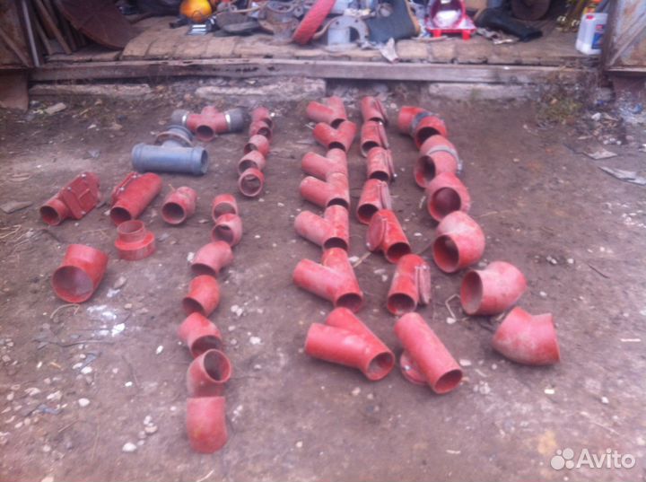 Чугунная безраструбная канализация