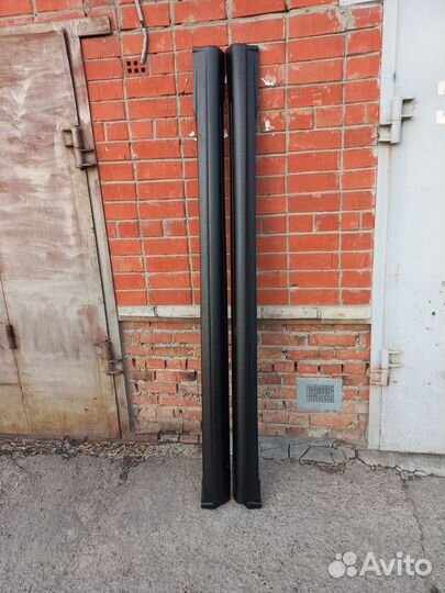 Пластиковые накладки на пороги Ларгус