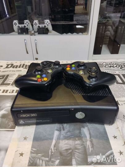 Xbox 360 с играми на фрибуте+гарантия