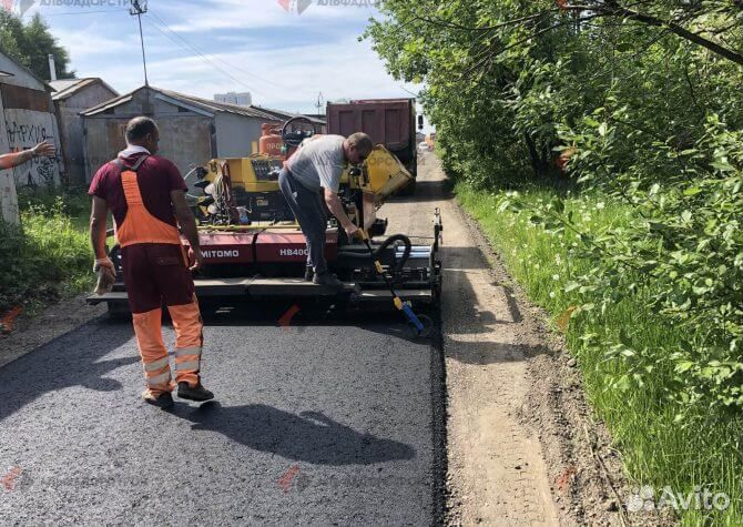 Укладка асфальта любой сложности. Асфальтирование