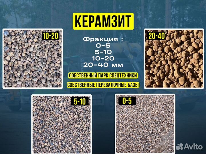 Керамзит в наличии. Самовывоз и доставка