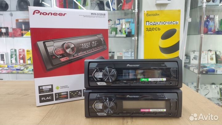 Автомагнитолы 1din c Bluetooth. Pioneer, ACV, Aura