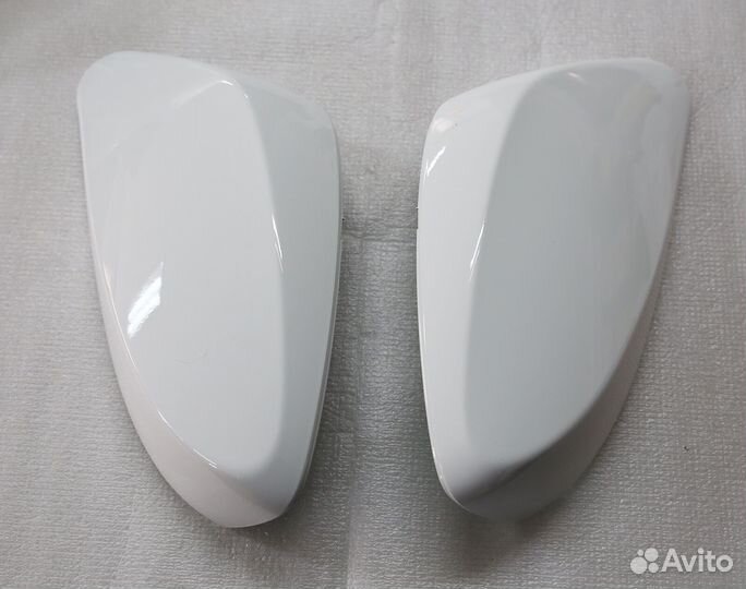 Комплект крышек зеркал белых L+R Hyundai Solaris