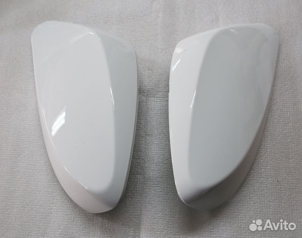 Комплект крышек зеркал белых L+R Hyundai Solaris