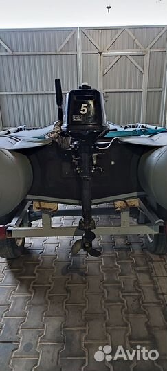 Пвх лодка Адмирал с мотором и прицепом