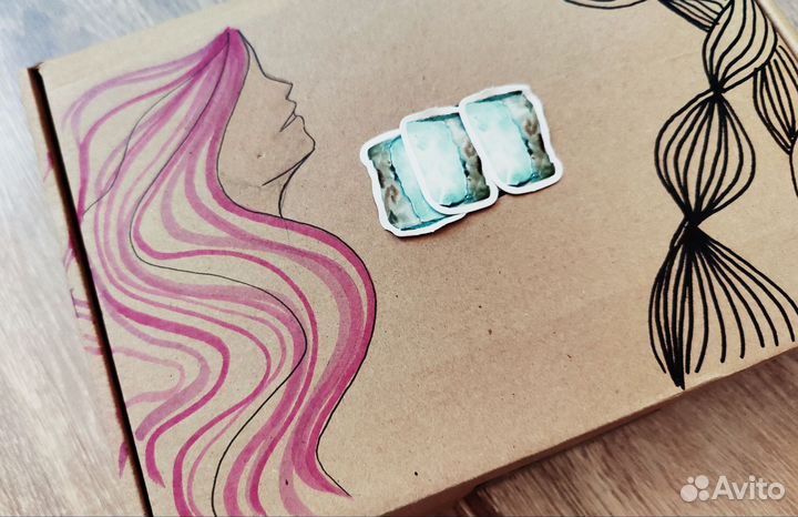 Роспись коробок для маркетплесов