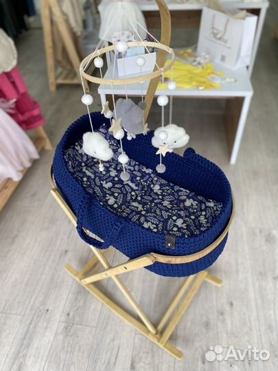 Подставка качалка детская для люльки складывается