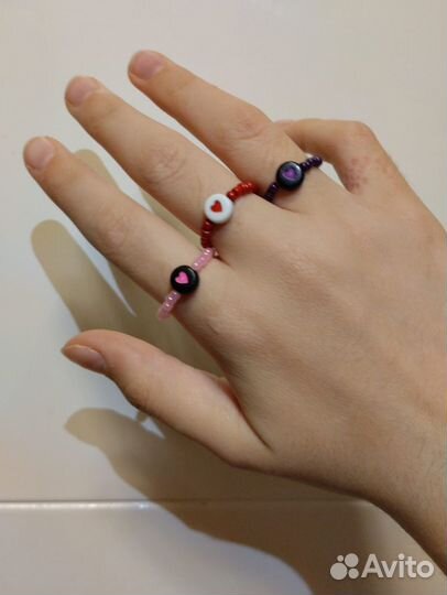 Колечки из бисера