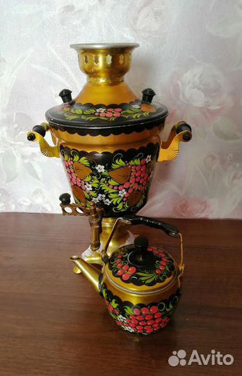 Самовар электрический расписной