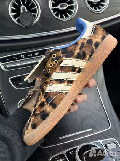 Кроссовки Adidas Samba Wales Bonner Pony Leopard