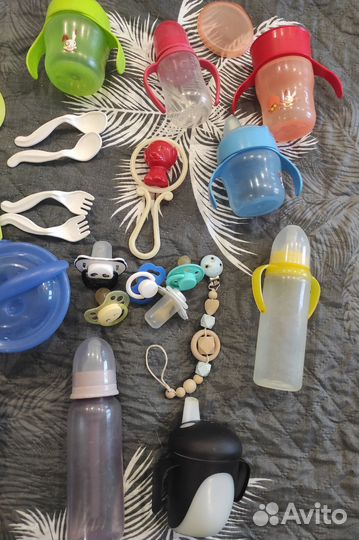Бутылочки для кормления, соски, пустышки пакетом