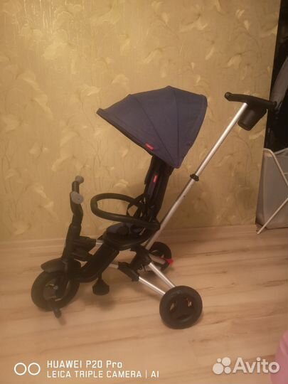 Велосипед трехколесный QPlay nova Blue синий