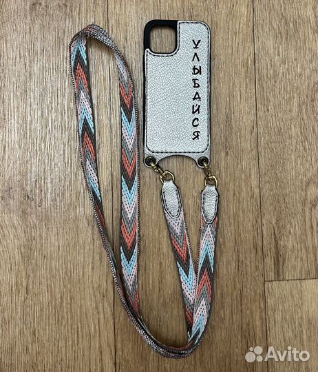 Чехол на 12 про (pro) на ремешке из кожи