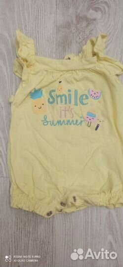 Детские вещи пакетом на девочку 62 68