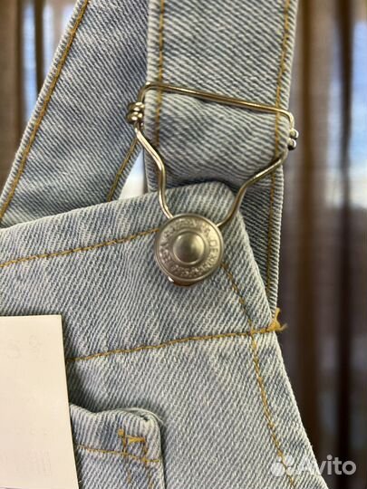 Джинсовый сарафан для девочки zara