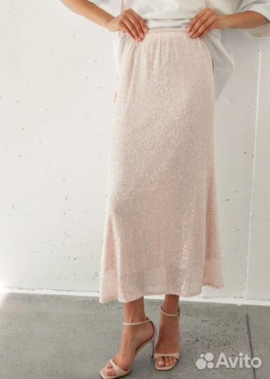 Юбка в пайетки