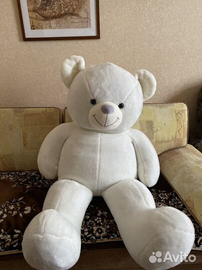 Большой белый медведь 120 см